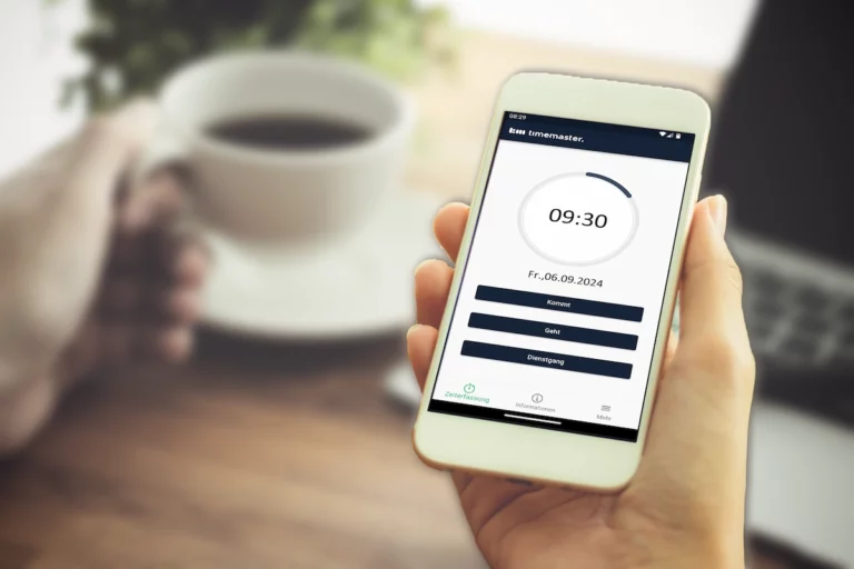 Arbeitszeiten mobil per App über ein Smartphone erfassen