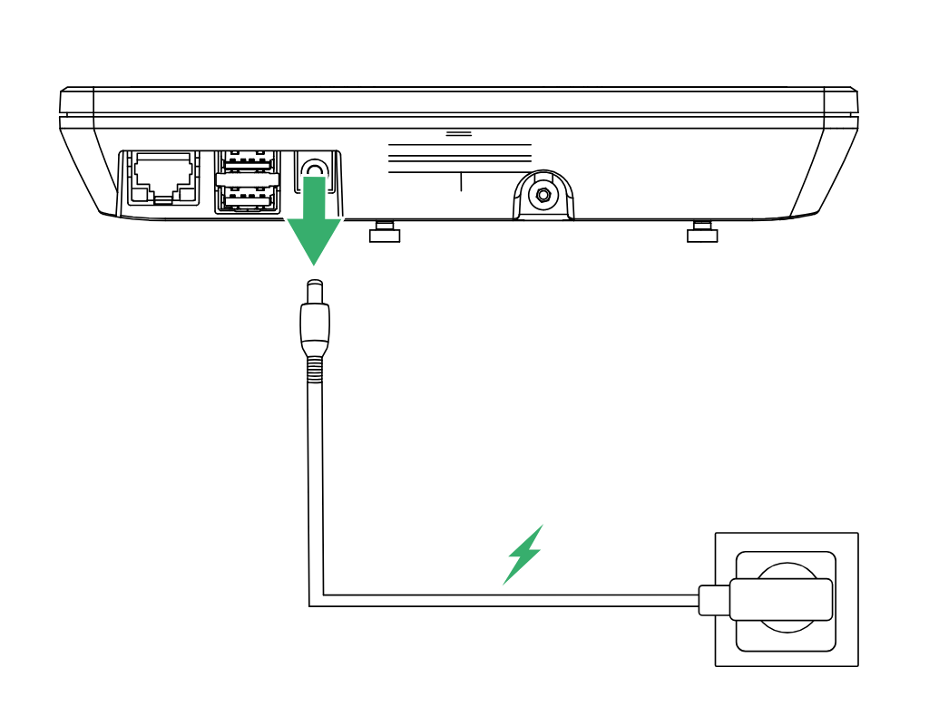 Entfernen der Spannungsversorgung